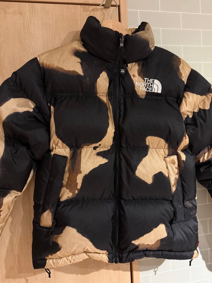 Supreme×The North Face Bleached Nuptse