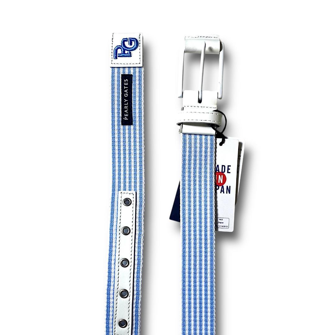 定価18700円 日本製 パーリーゲイツ ロンストテープベルト PGロゴ刺繍