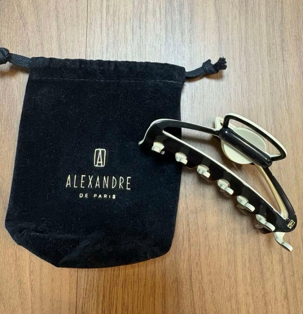 ALEXANDRE DE PARIS ヘアクリップ Lサイズ ポーチ付き