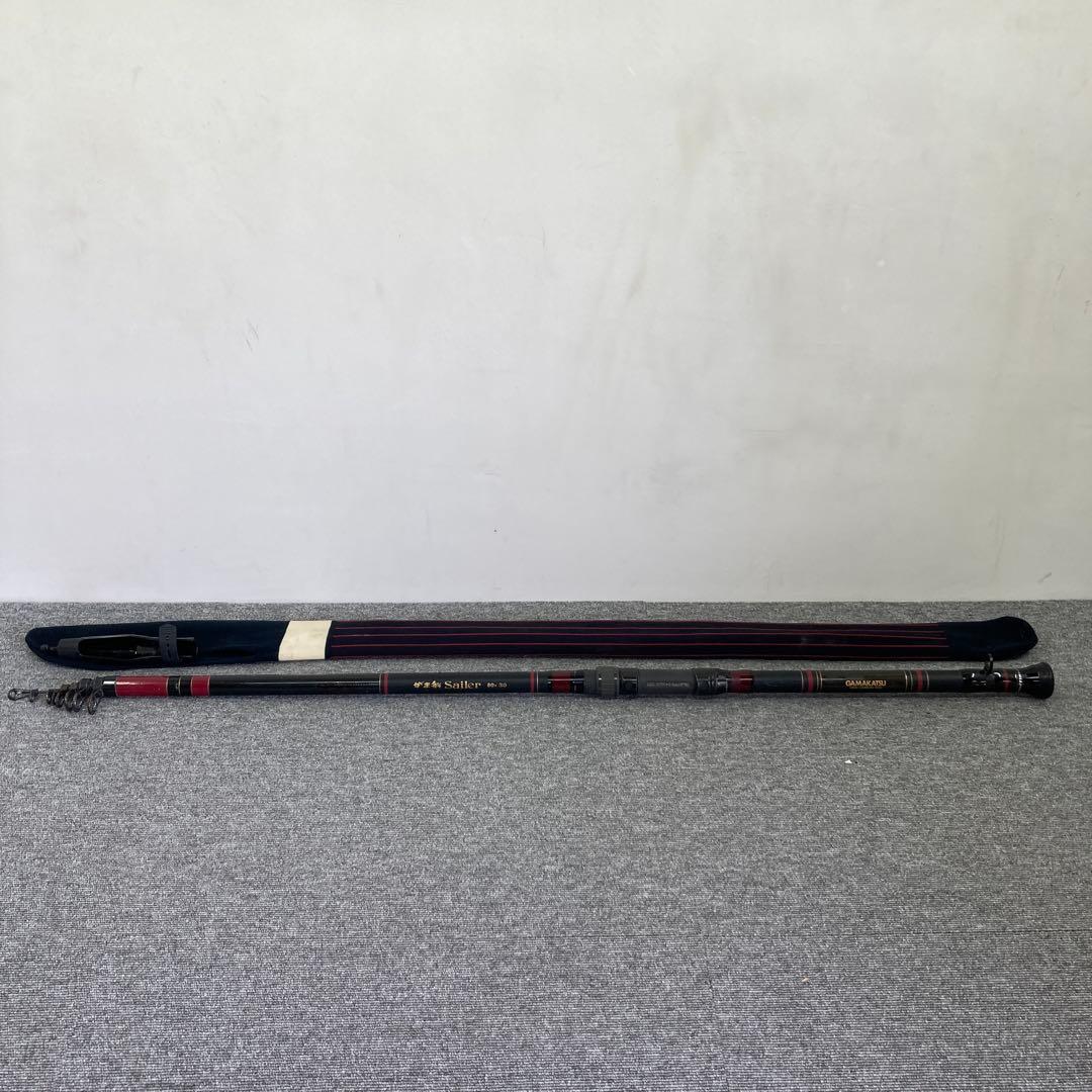 がま船 Sailer 80号3.9Mハイカーボンロッド 釣具　がまかつ　現状品