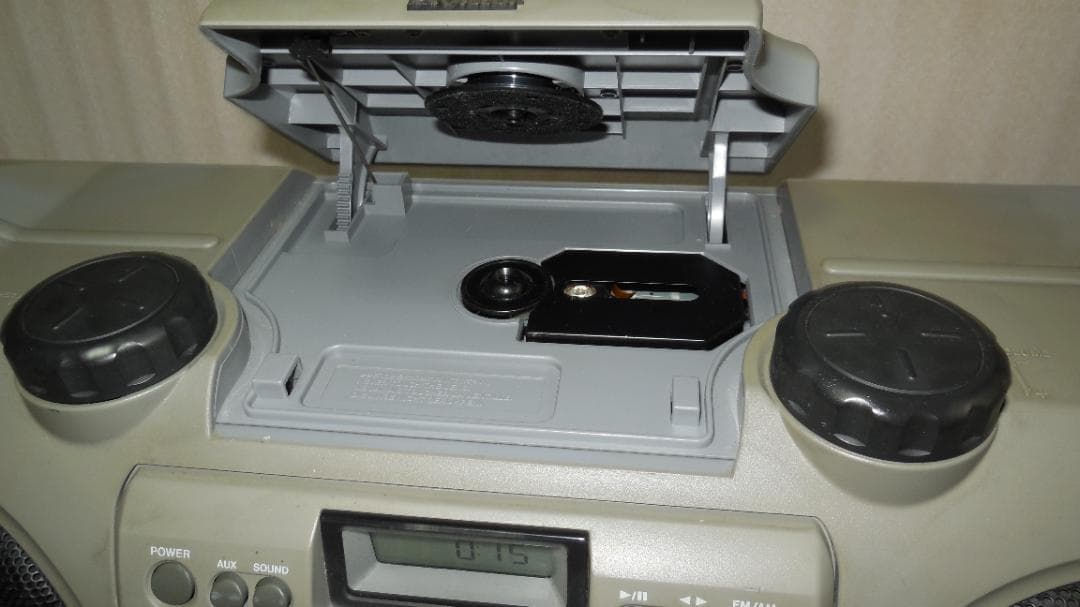 victor 大型CDラジカセドラムカン　RV-X70　 動作確認済み（完動品）