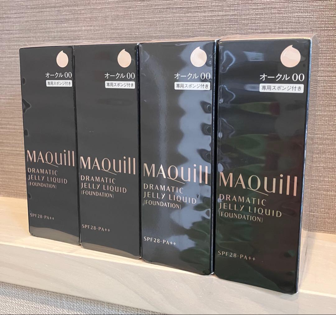 マキアージュ ドラマティックジェリー リキッド オークル00×4個