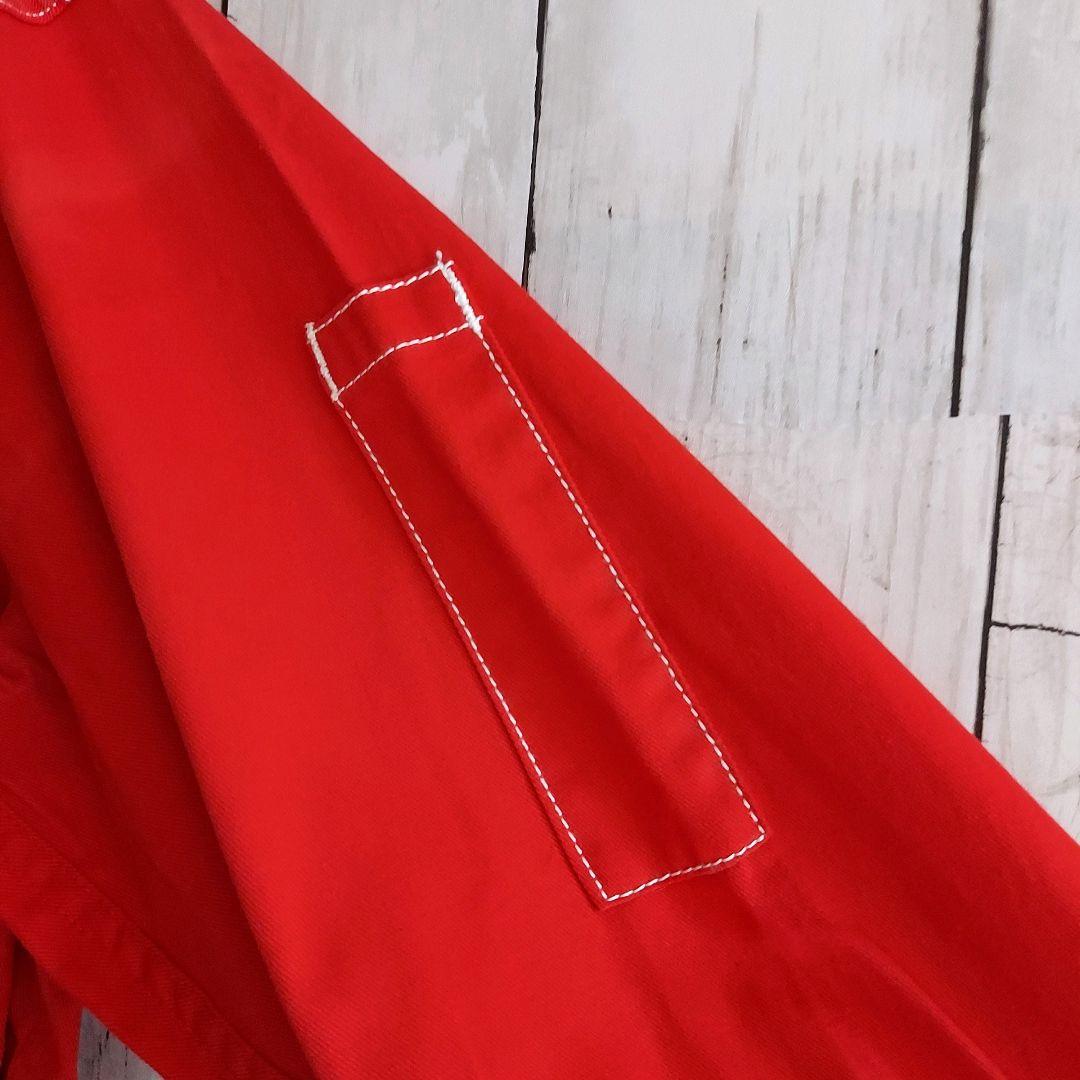 【Snap-on】美品 スナップオン 刺繍 オールインワン XL 赤