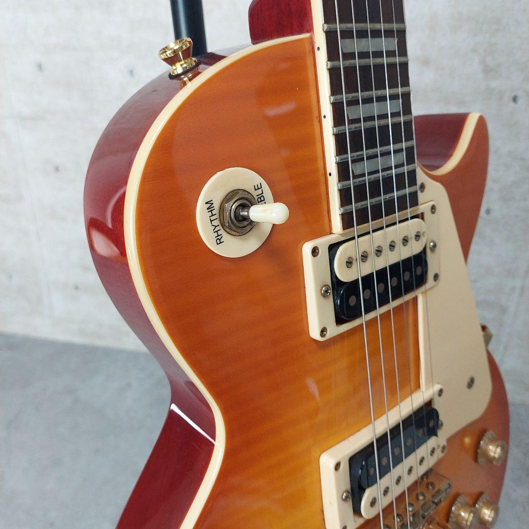 Blitz by Aria ProⅡ レスポール チェリー サンバースト 虎杢