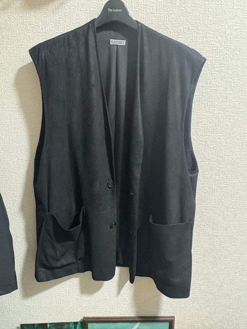 く*も様 ラキネス　カンガルーレザーベスト