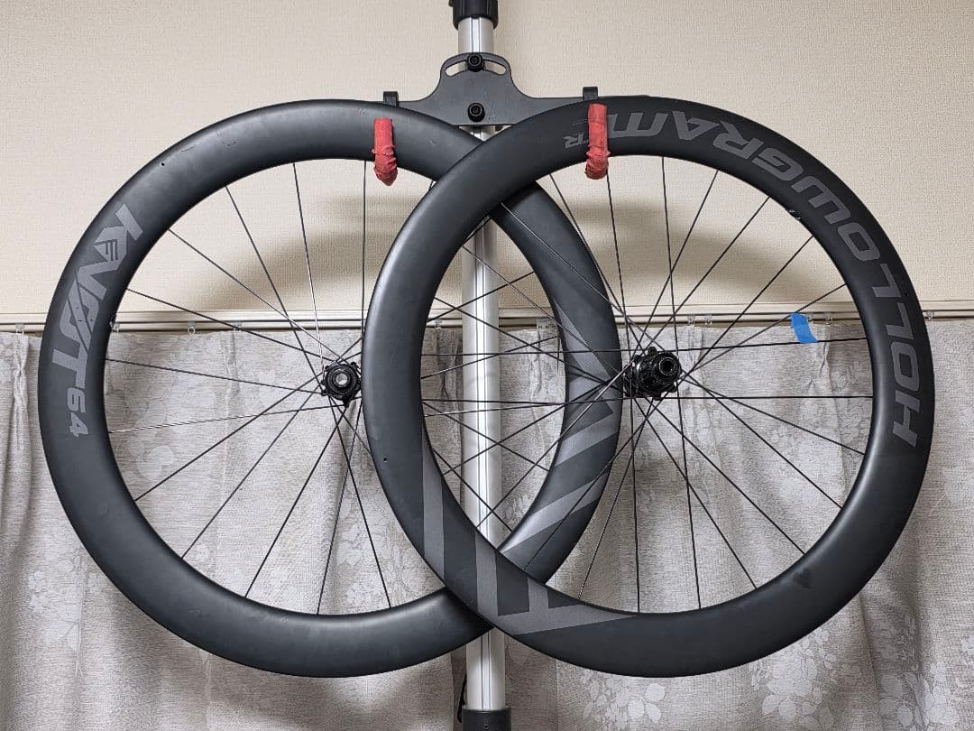 hollowgram knot 64 カーボンホイール disc 前後セット