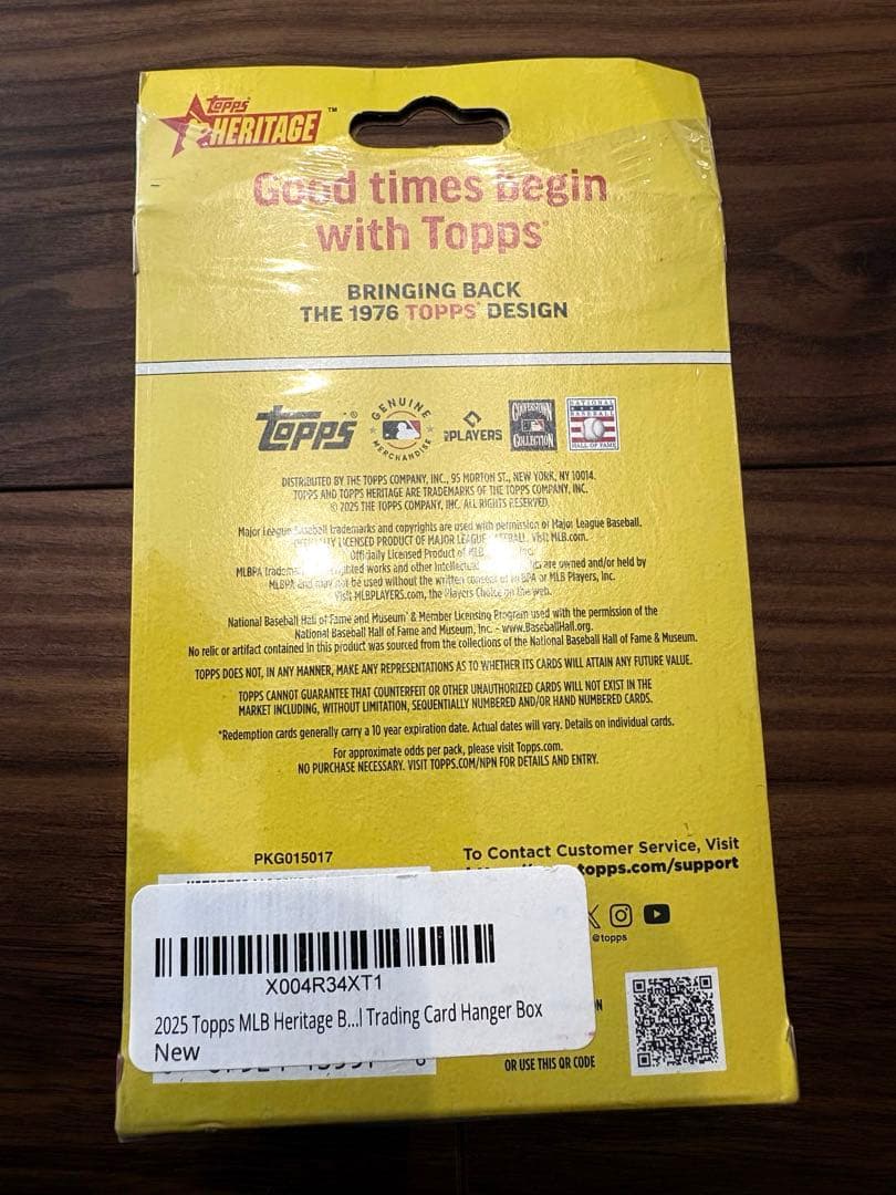 2025 Topps MLB ヘリテージ 野球 トレーディングカード