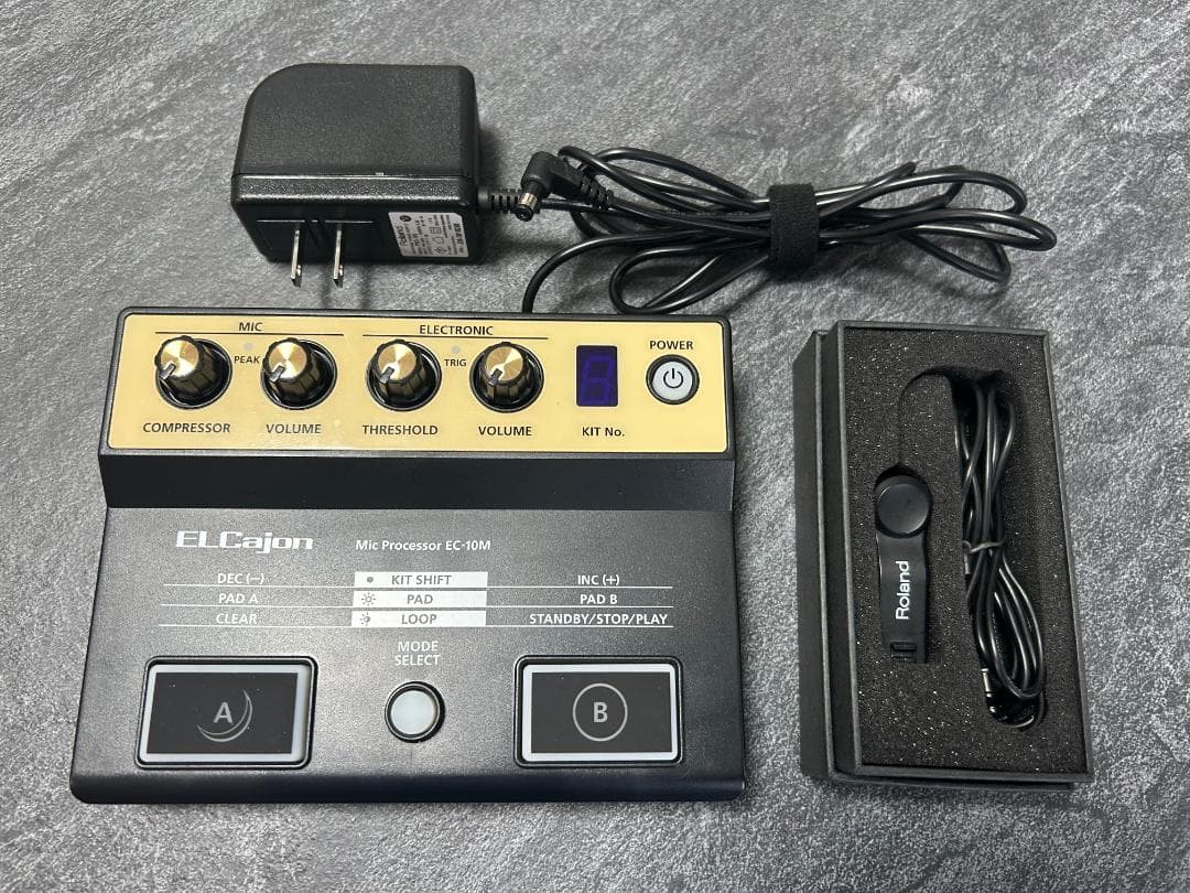 ROLAND EC-10M カホン用エフェクター マイク プロセッサー