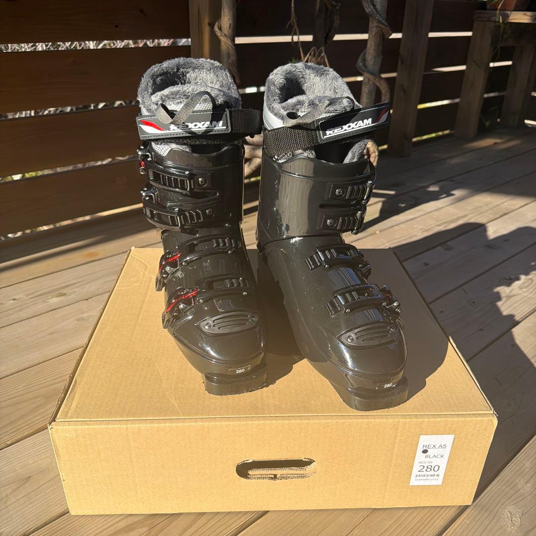 REX-AS スキー用ブーツ 280サイズ ブラック