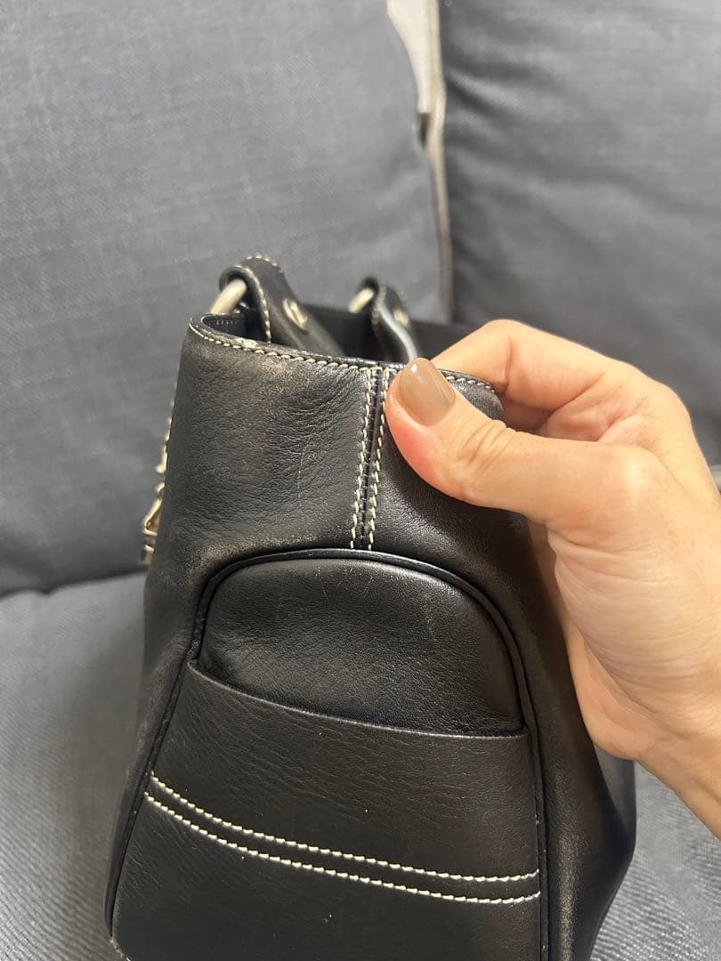 セリーヌ　Celine ブギーバッグ　黒　トリオンフ　チャーム付き