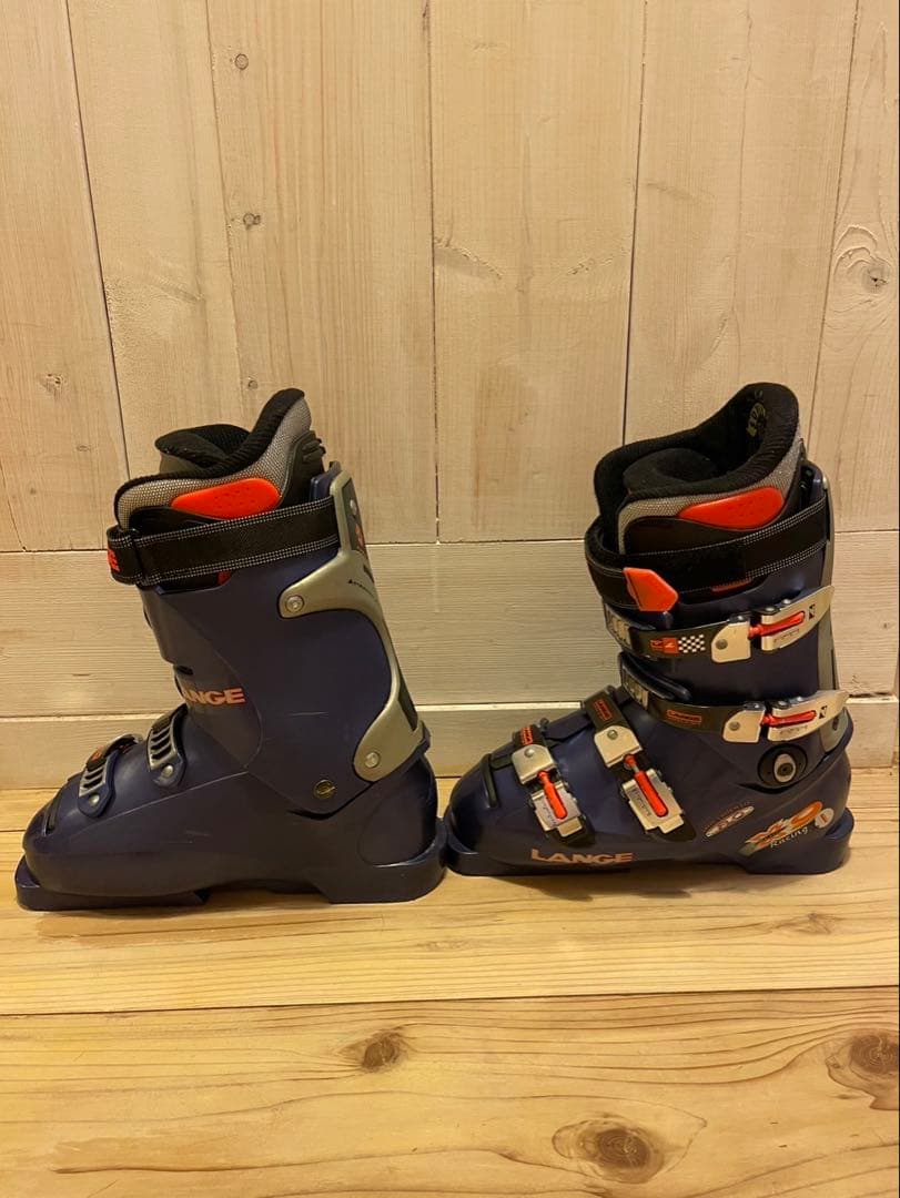 LANGE スキー用ブーツ ネイビー/オレンジ
