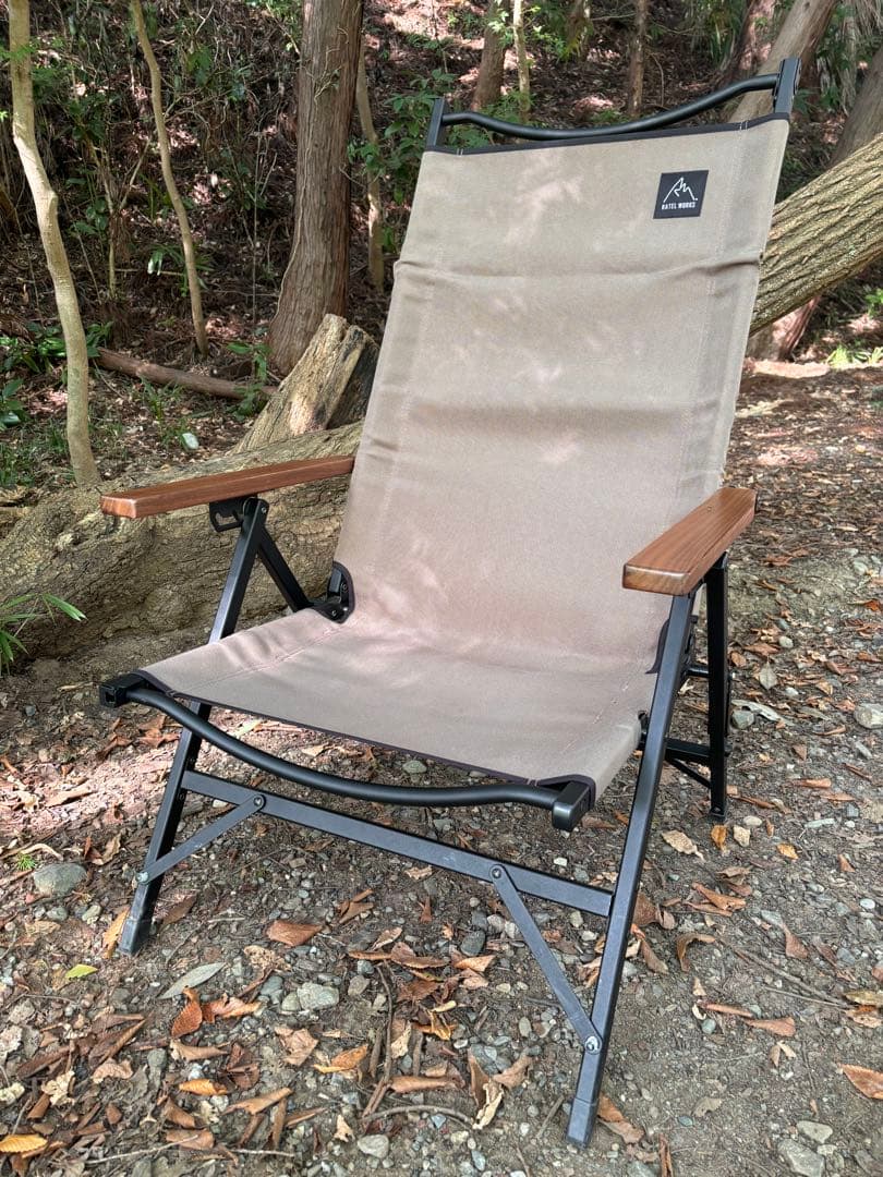 ラーテルワークス　ストレージコンパクトリクライニングチェア　ハイバック2脚セット