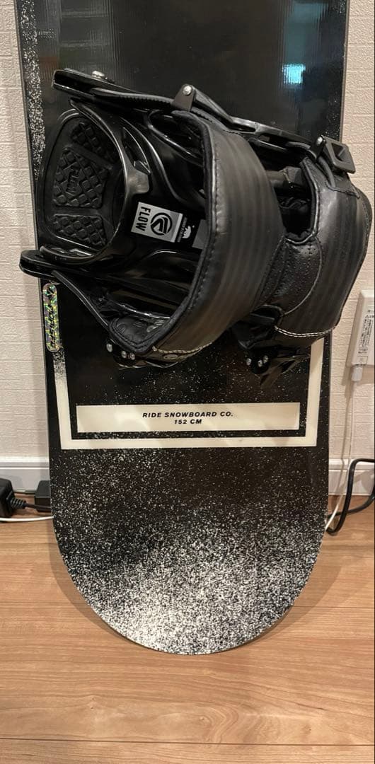 ライド　CONTROL フロー　スノーボードセット　ホットワックス済み