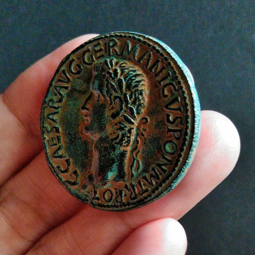 ローマ皇帝　カリグラ　ゲルマニクス　　レプリカ　複製　特大