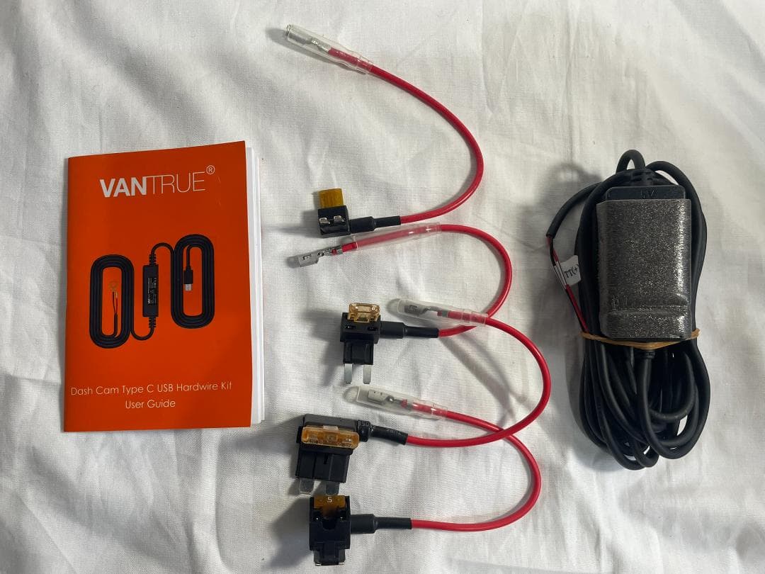 新品 VANTRUE N4 /GPSマウント+直結電源ケーブル中古/ドラレコ