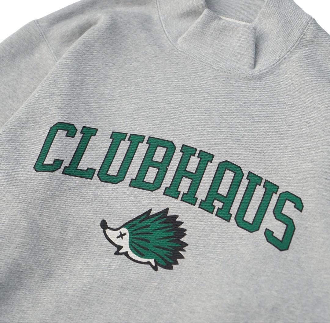 CLUBHAUS グレー ハイネックトレーナー　N.n