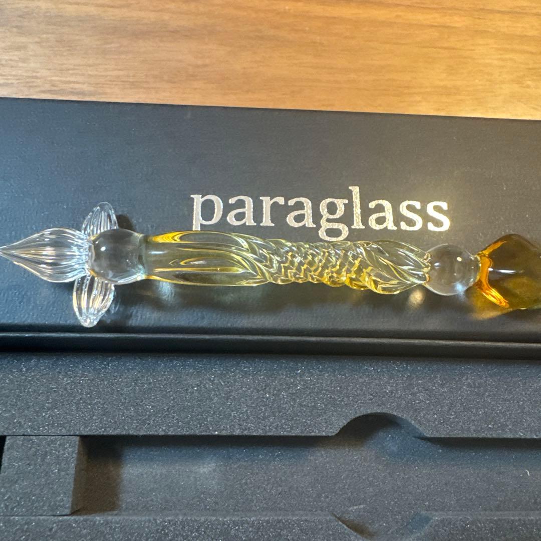 paraglass ガラスペン クリア/イエロー