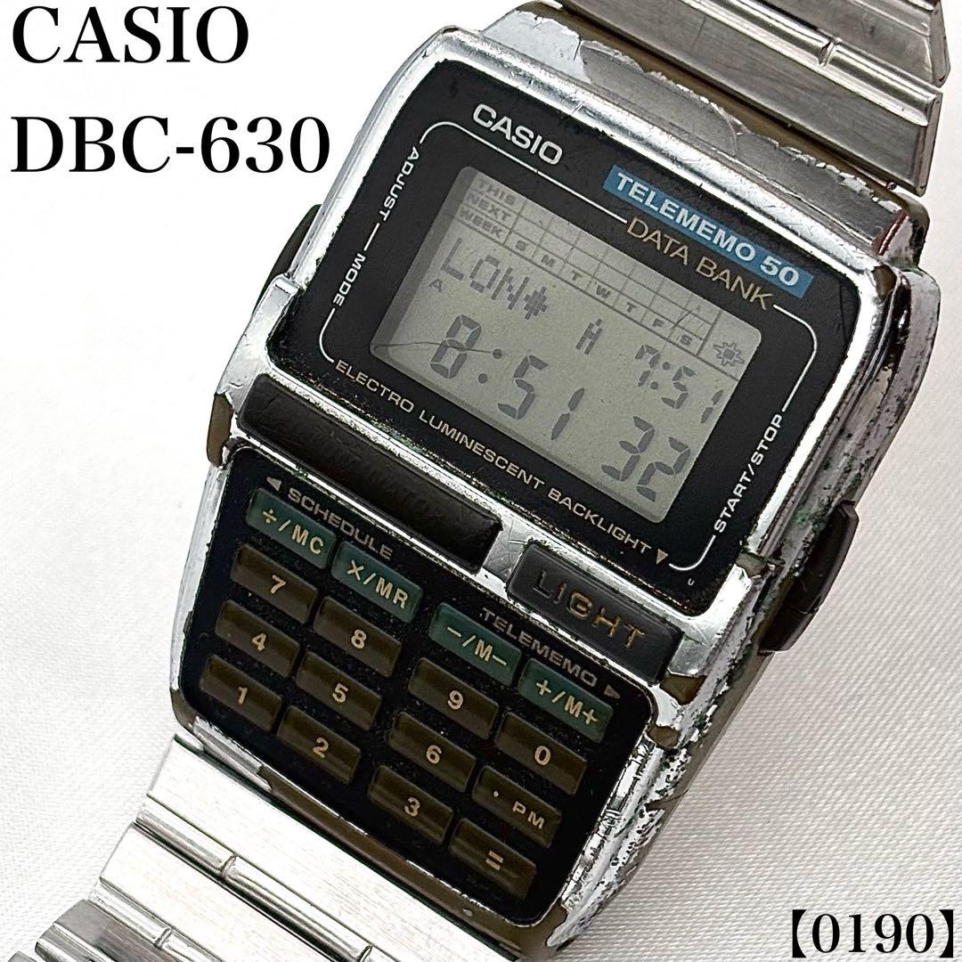 稼働品 CASIO カシオ 腕時計 メンズ データバンク ヴィンテージ y2k
