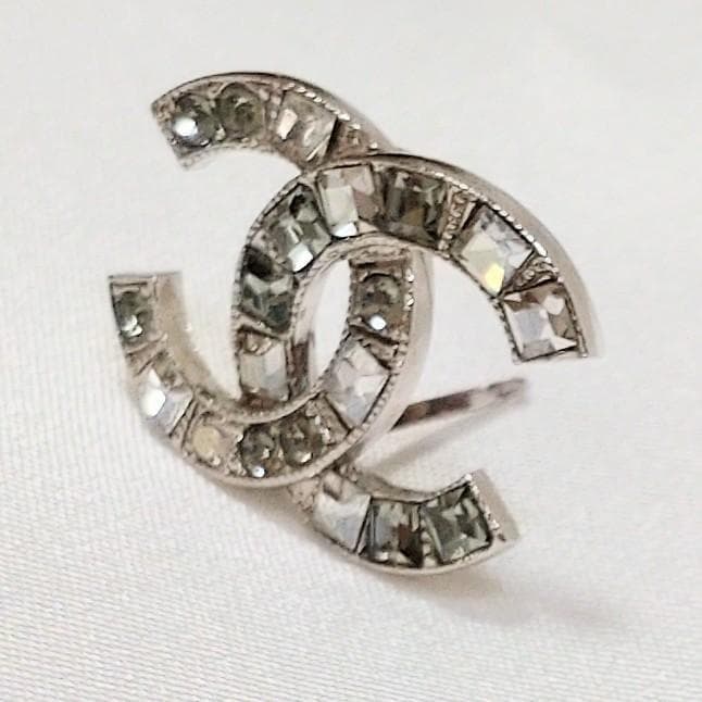 【riページ】美品✨シャネル ピアス ココマーク ラインストーン 片耳