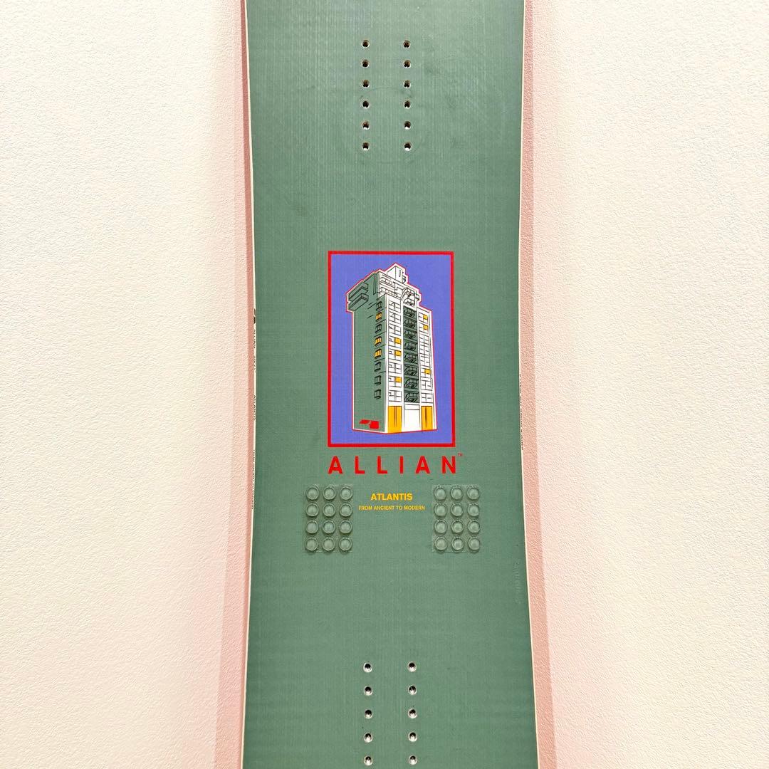 【美品】　ALLIAN ATLANTIS スノーボード　ダブルキャンバー