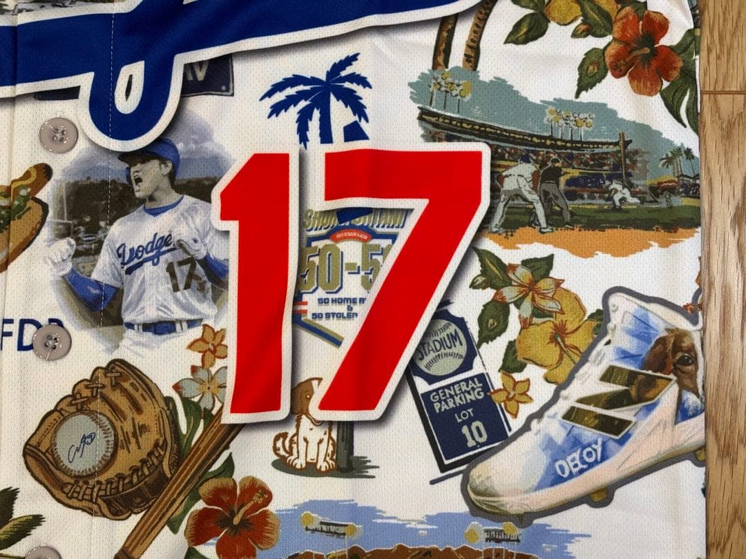 ⭐️期間限定価格⭐️【2025最新・非売品】大谷翔平 サインアロハユニフォーム