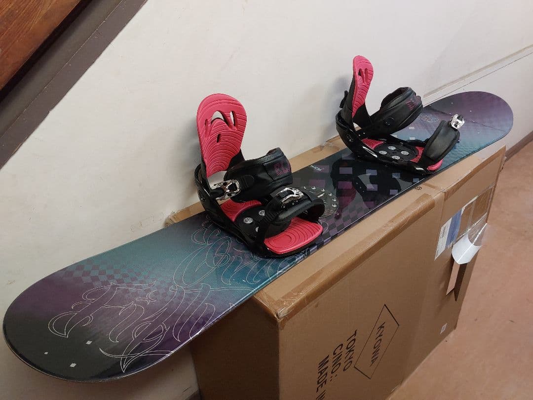 レディーススノーボード×ビンディング×ボードバック３点セット