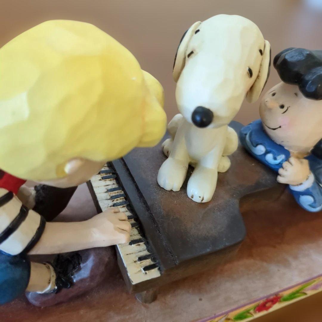 Jim Shore スヌーピー フィギュア シュローダー&ルーシー