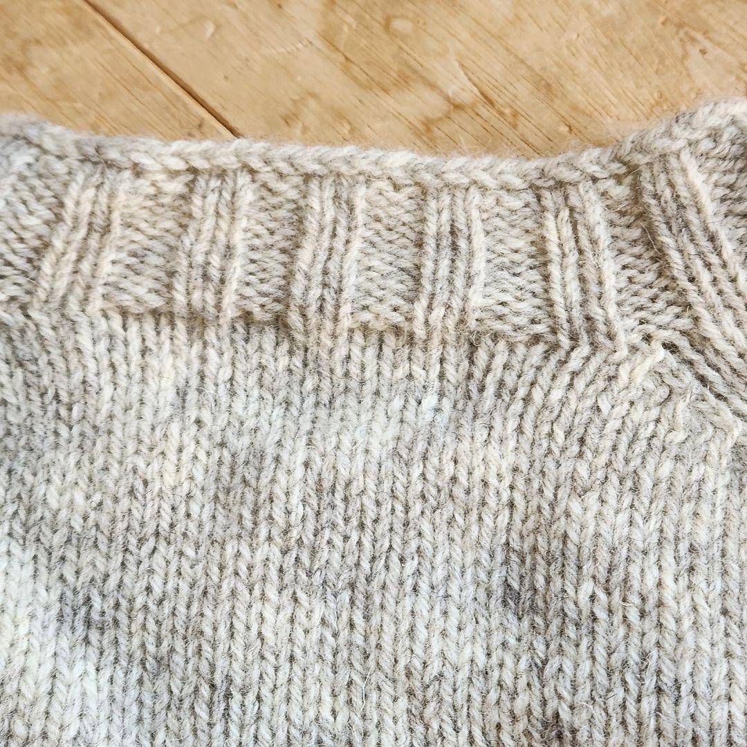 Harley of scotland ウール セーター ナチュラル サイズ40