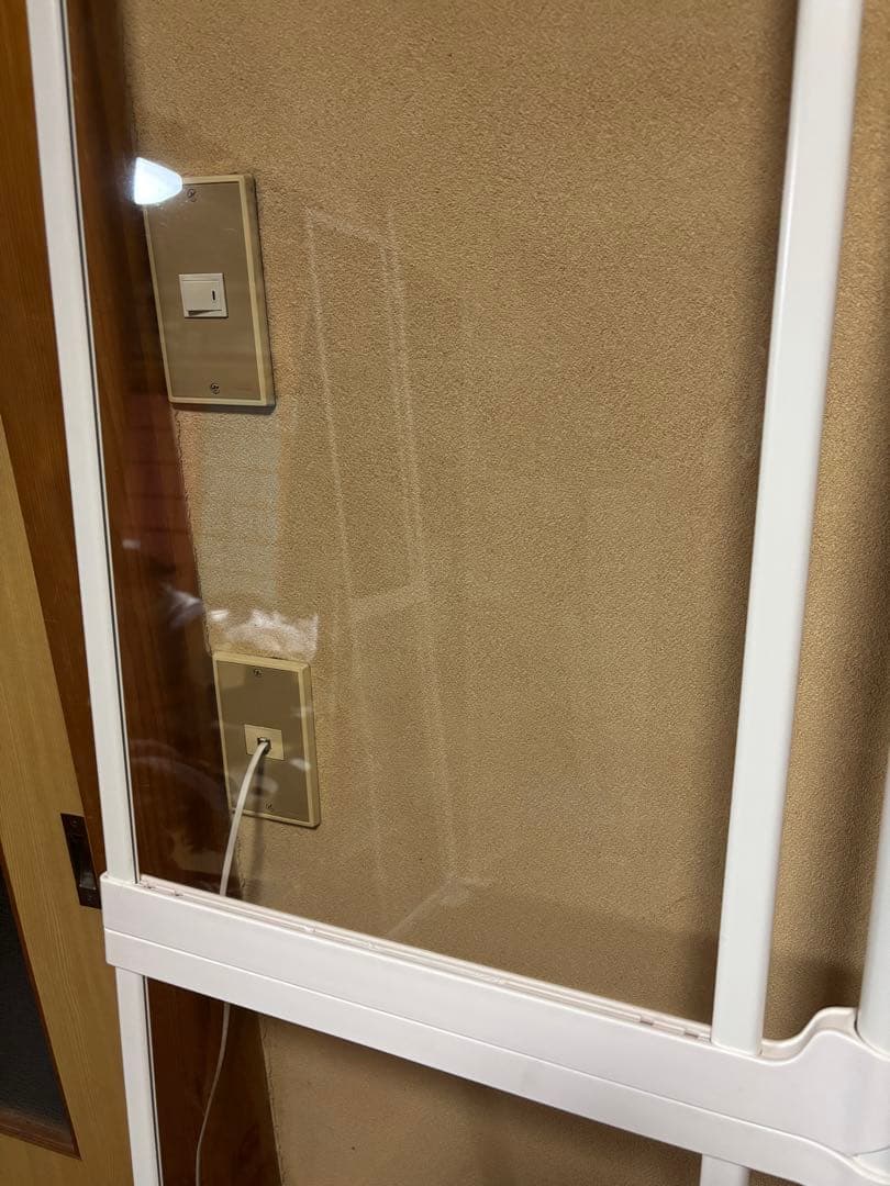 ペットゲート 猫用 アクリル版ホワイト 約200cm