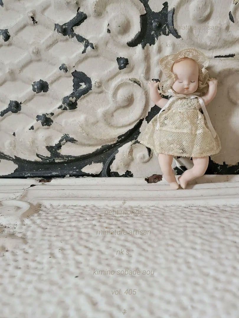 フランスアンティーク　ビスクドール　ミニョネットbebe　ベベドール　ねんね