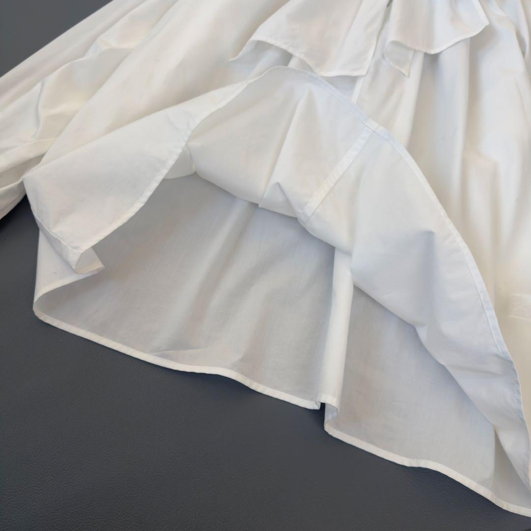 25年　新品　ユナイテッドアローズ コットンソリッド&ストライプボウタイブラウス