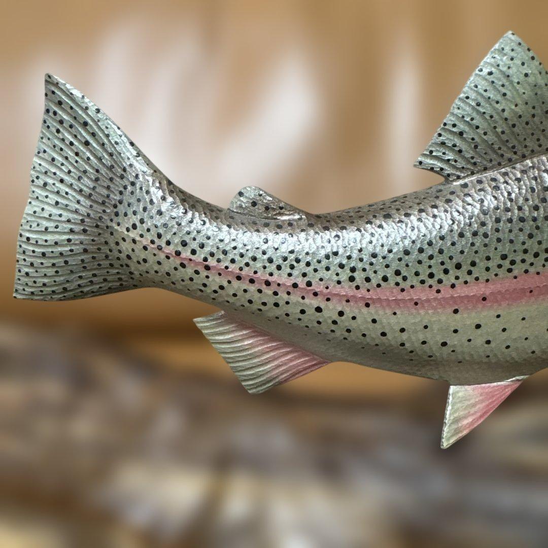 T-CRAFT 中村俊幸氏作 虹鱒木彫