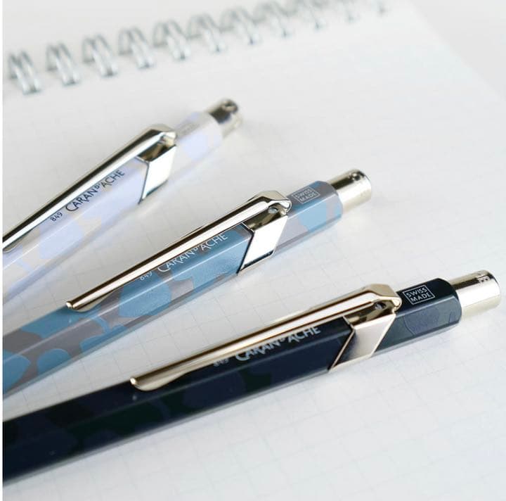 【蔦屋書店の選具】カランダッシュ849 ボールペン 黒&白&グレー新品3本セット