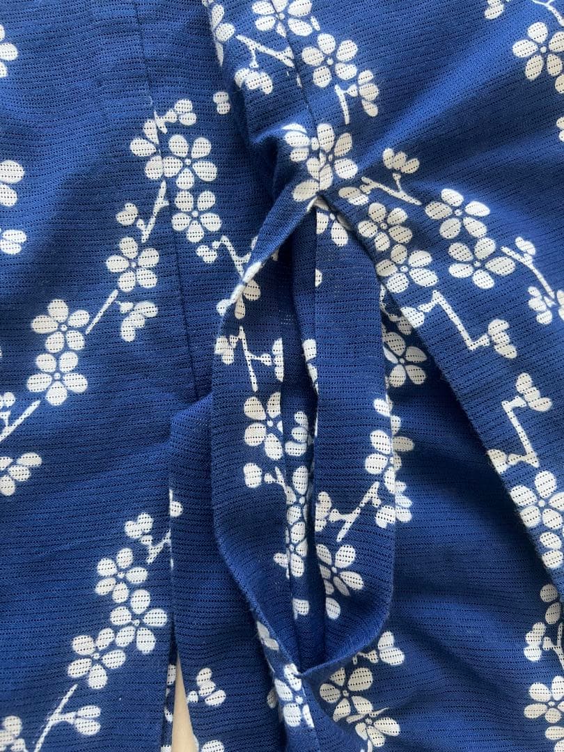 竺仙 浴衣　綿絽　枝垂れ梅