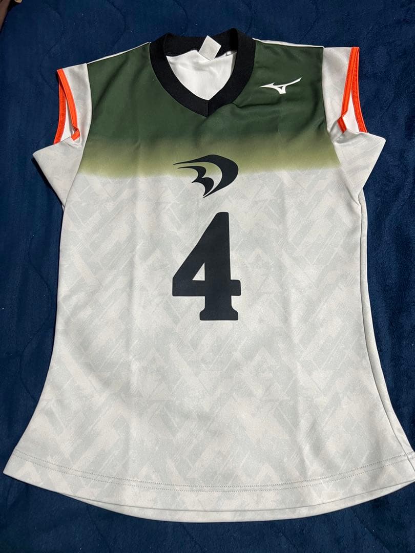 Mizuno バレーボールシャツ 4 大東文化大学　着用済5着セット