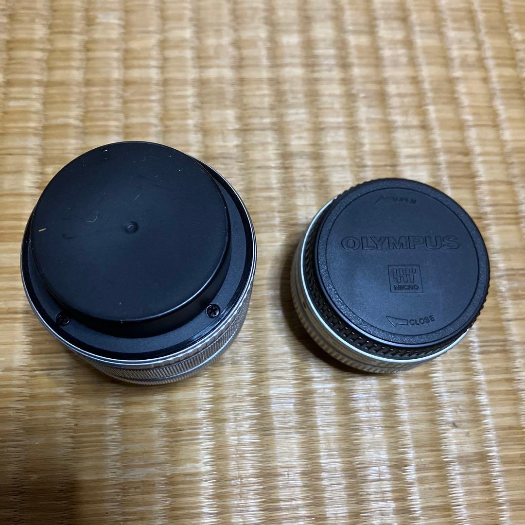 OLYMPUS E-PM1 シルバー レンズ2本セット