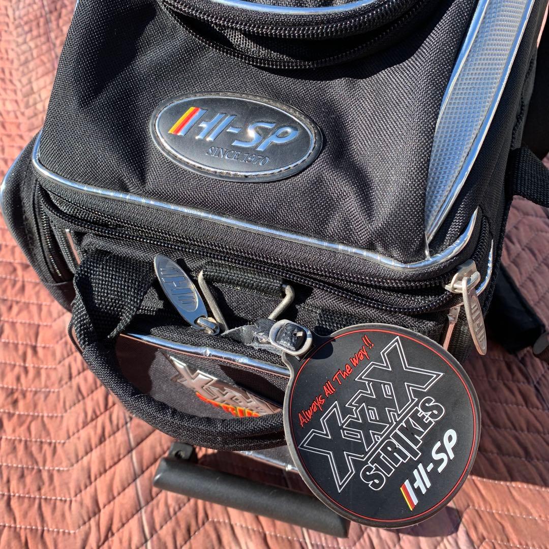 HI-SP XXXX STRIKES 2ボール用 ボウリングバッグ キャスター