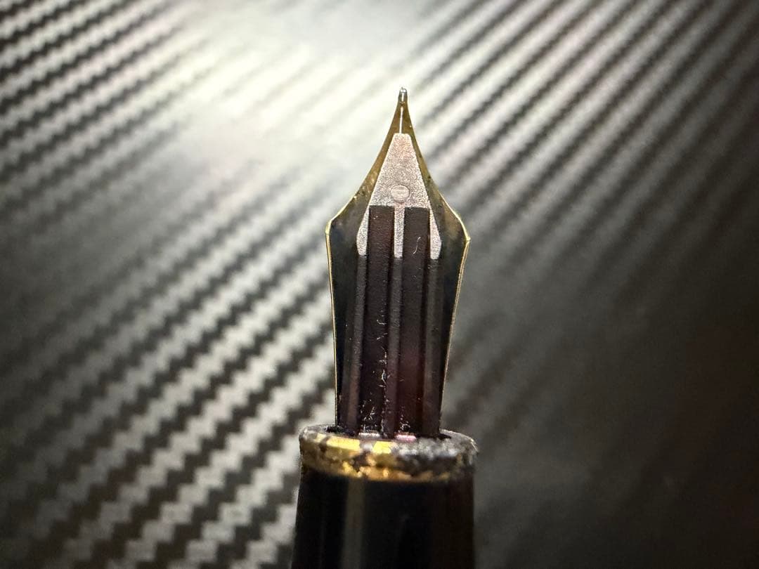 モンブラン マイスターシュテュック 144 ブラック 中白 EF 極細字 万年筆