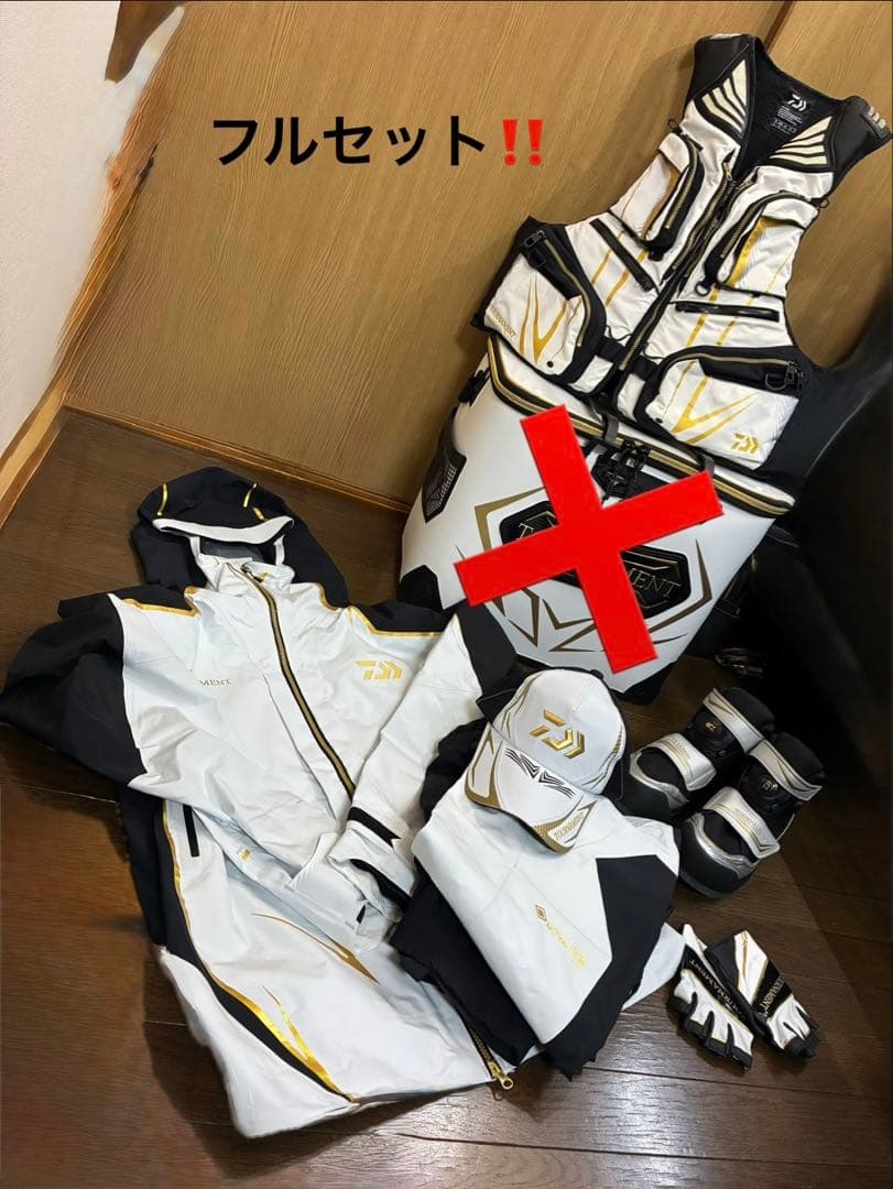 ダイワ　トーナメント　一式セット　検）キャップ　グローブ　ゴアテックス　ウエア
