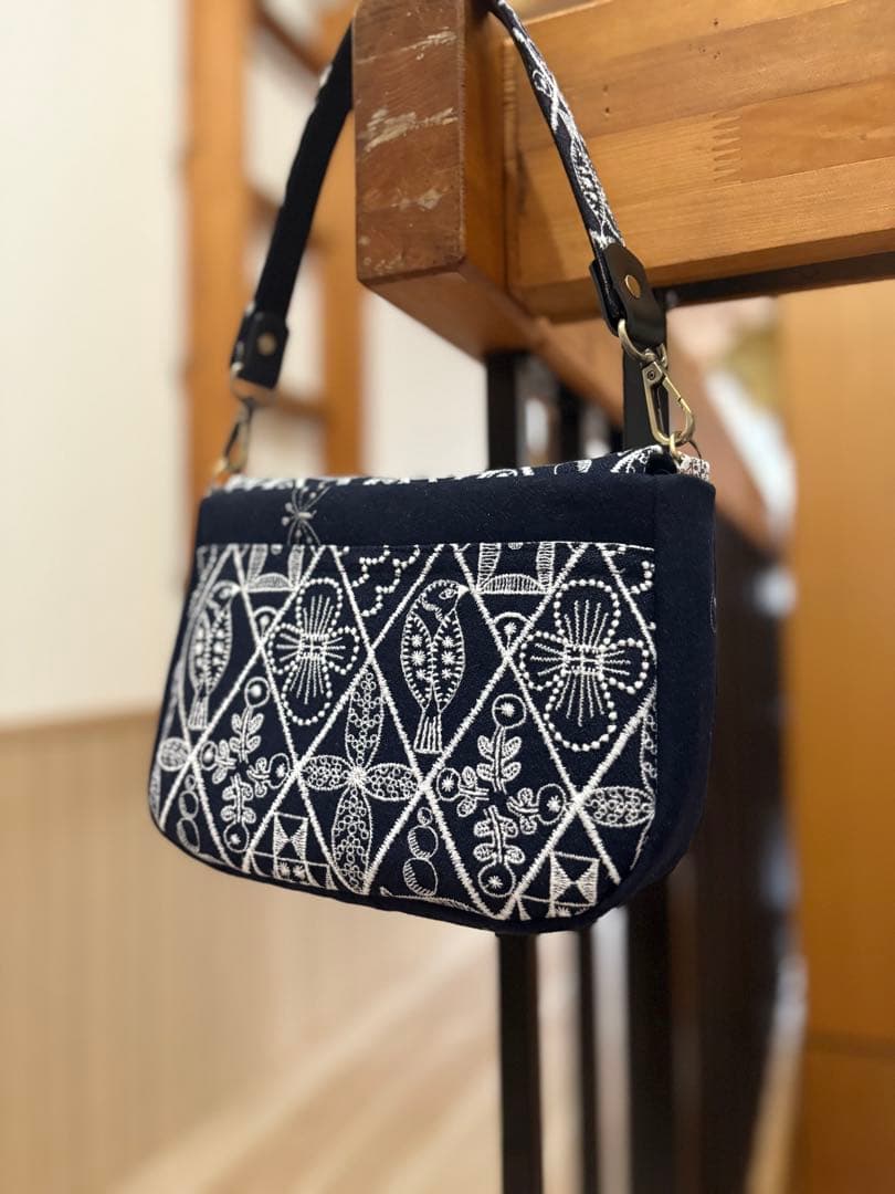 ミナペルホネン▪︎ハンドメイド▪︎ミディアムパン　手持ちタイプ