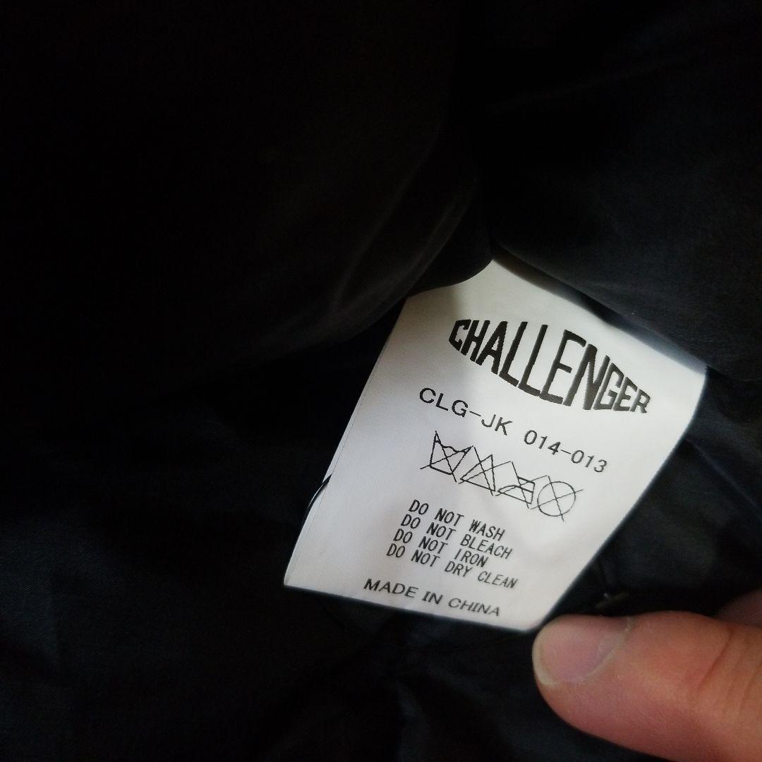 チャレンジャー　ジャケット　スカル ナイロン　Lサイズ