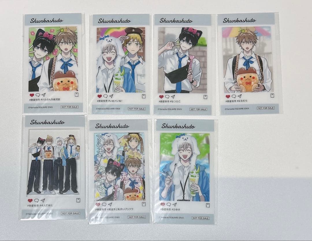 春夏秋冬男子 鈴木さん popup 特典 クリアカード