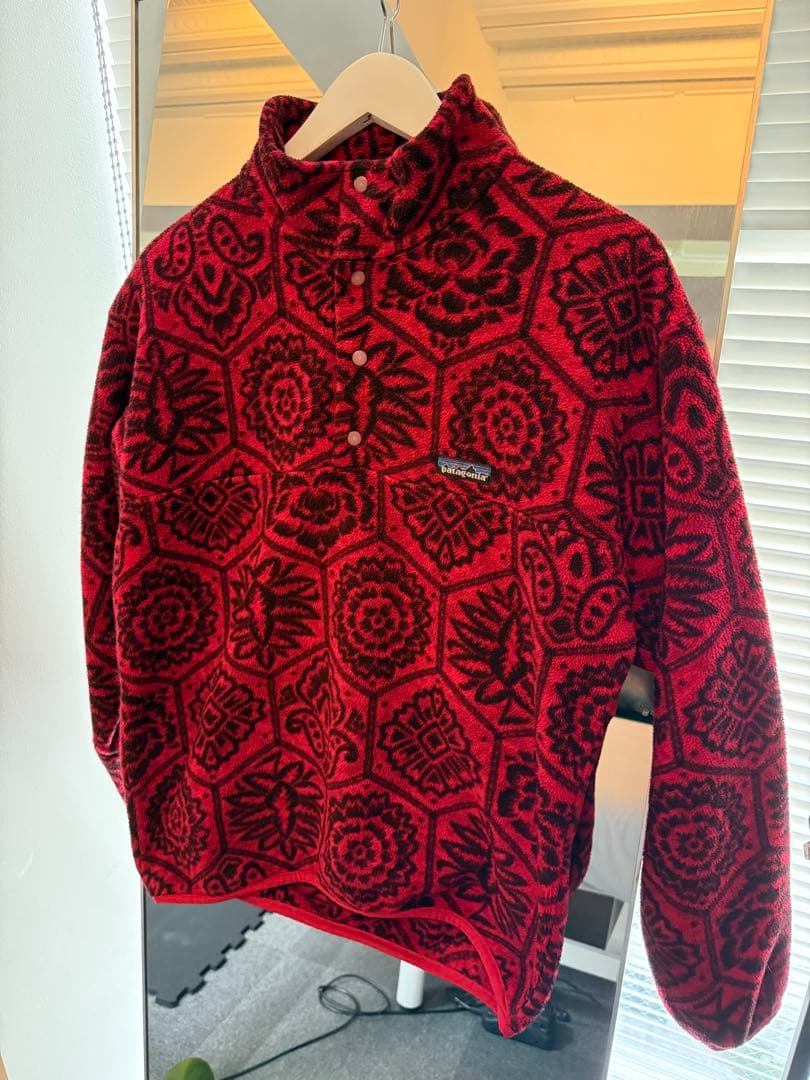 Patagonia USA製snap-T Nepal Hexagon 90s