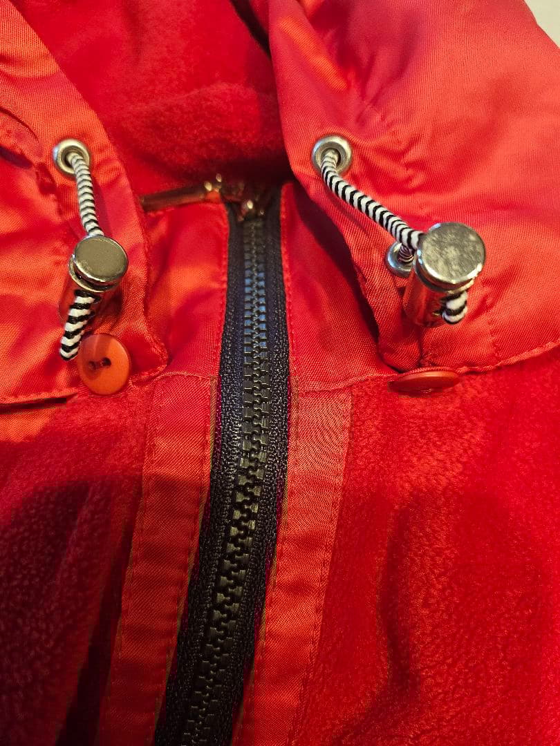 美品　LANVINランバンスポーツ　2ウェイ　防寒ゴルフ アウターウェア レッド