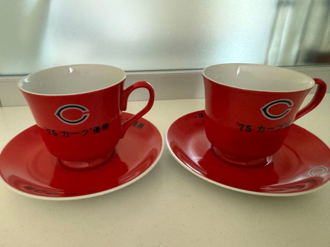 広島東洋カープ 優勝記念グッズ 1975年カープ優勝赤ヘルカップ UCCコーヒー