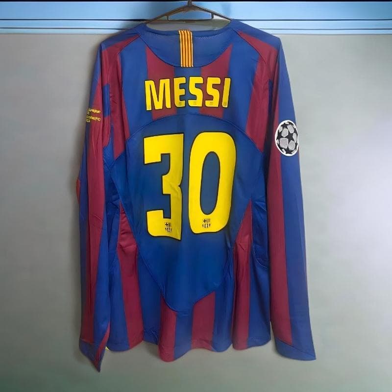 05-06 バルセロナ メッシ 30番 長袖 シャツ