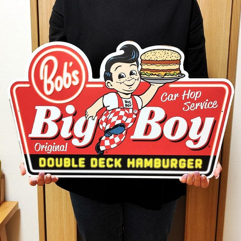 ブリキ看板 Big Boy プレート ハンバーガー ビッグボーイ 正規品 お店
