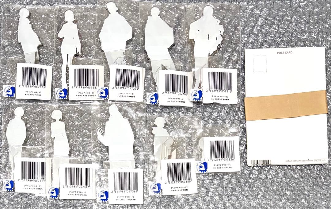 ペルソナ3リロード　ヴィレヴァン　アクリルスタンド 10種類セット+ポストカード