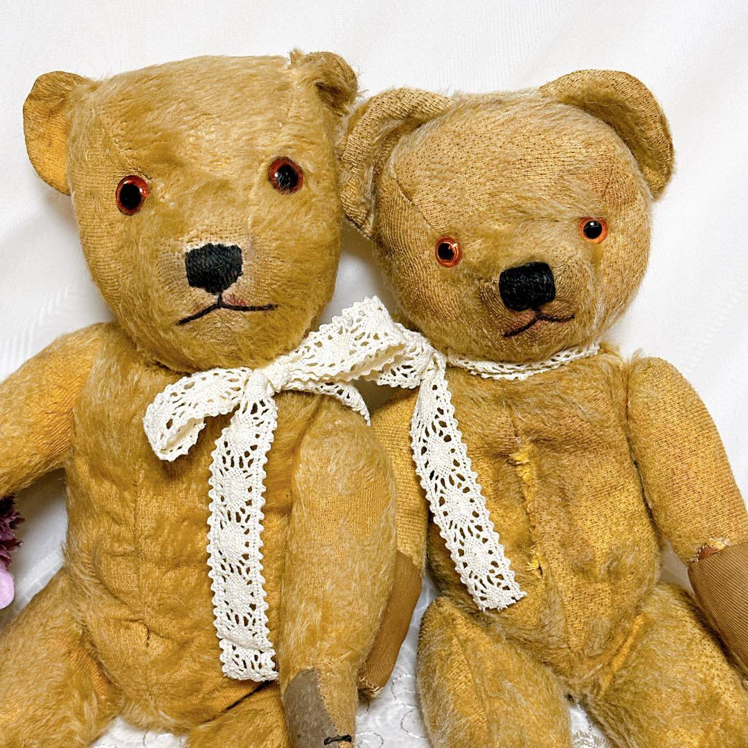 ❤️1940年頃❤️愛されすぎたチルターンベア　アンティークテディベア