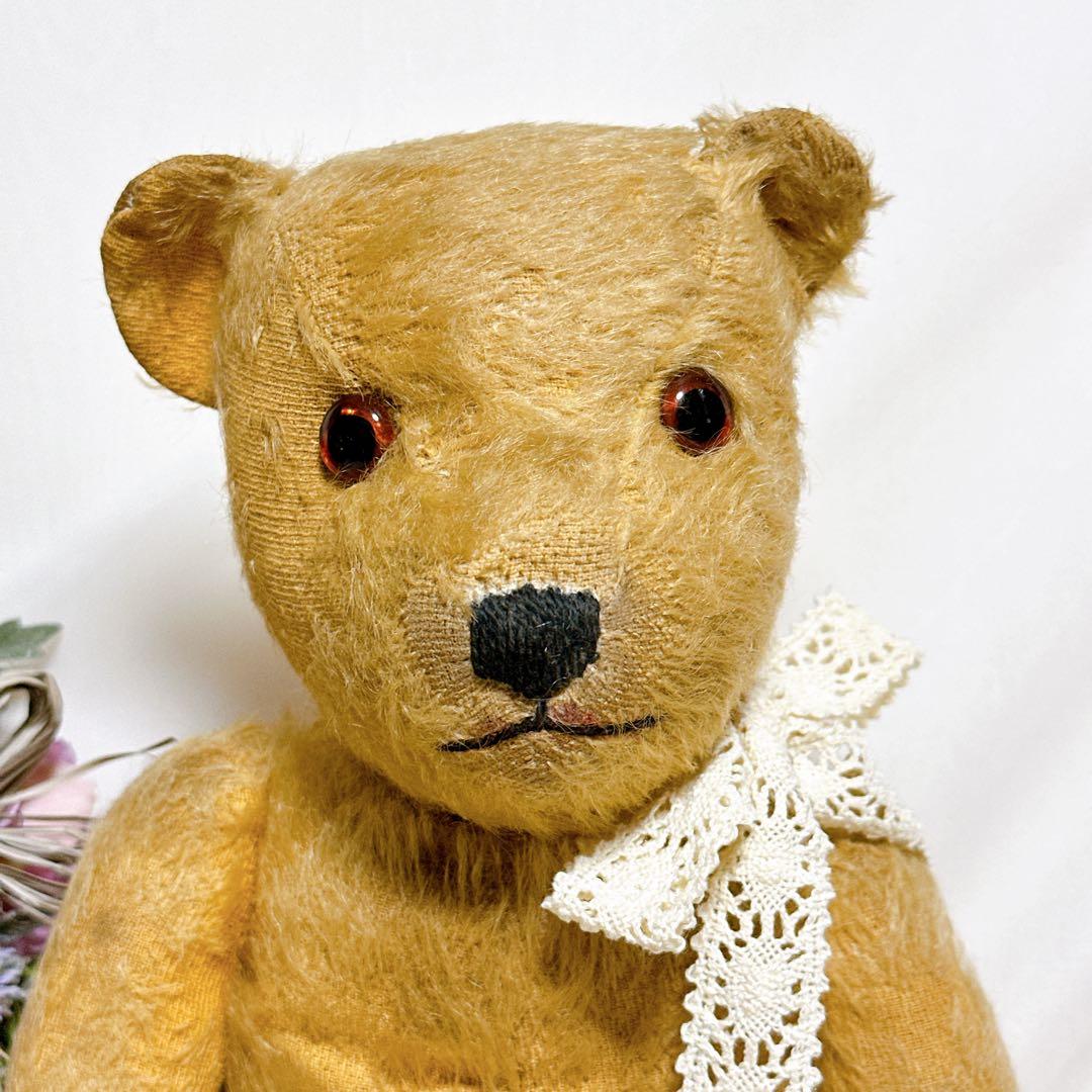 ❤️1940年頃❤️愛されすぎたチルターンベア　アンティークテディベア